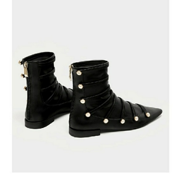 ZARA ANKLE BOOTS BRAND NEW - Picture 4 of 6